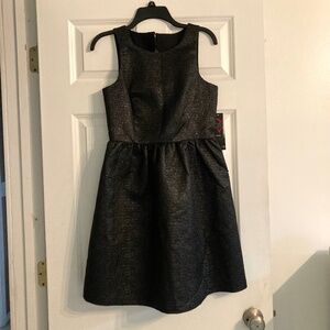 Black metallic dress